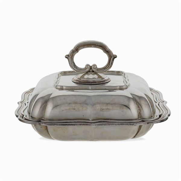 Silver vegetable dish  (Italy, 20th century)  - Auction FINE SILVER AND TABLEWARE - Colasanti Casa d'Aste