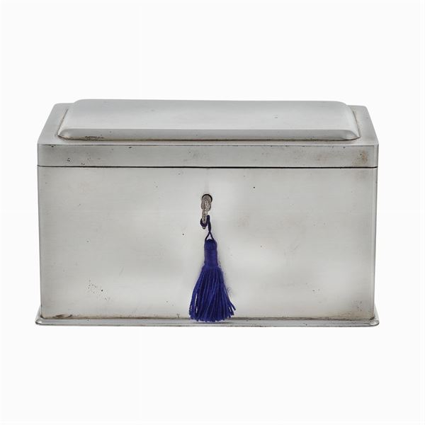 Silver jewel box  (Italy, 20th century)  - Auction FINE SILVER AND TABLEWARE - Colasanti Casa d'Aste