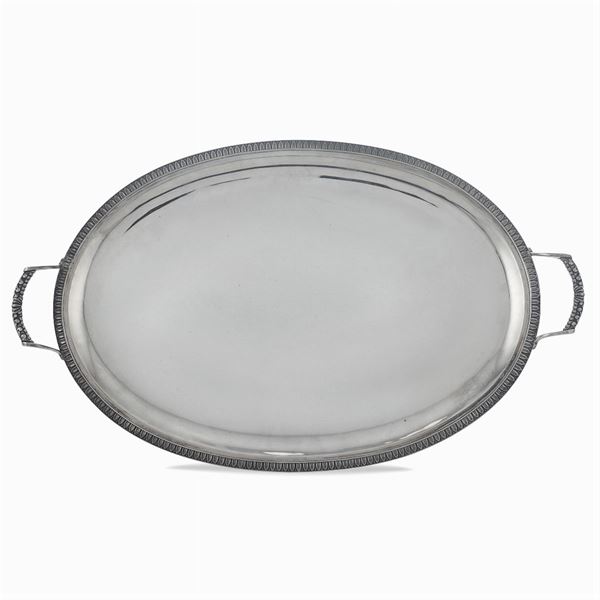 Two handled silver tray  (Italy, 20th century)  - Auction FINE SILVER AND TABLEWARE - Colasanti Casa d'Aste