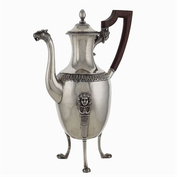 Silver coffee pot