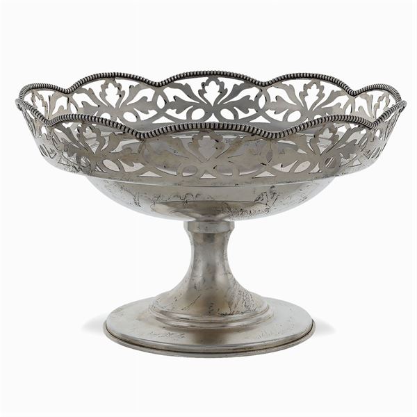 Silver stand  (Italy, 20th century)  - Auction FINE SILVER AND TABLEWARE - Colasanti Casa d'Aste