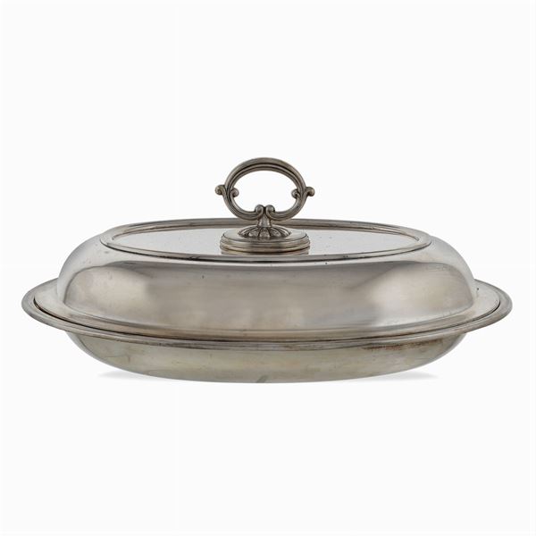 Silver vegetable dish