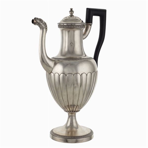 Silver coffee pot