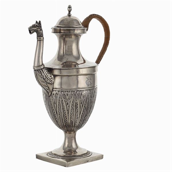 Silver coffee pot