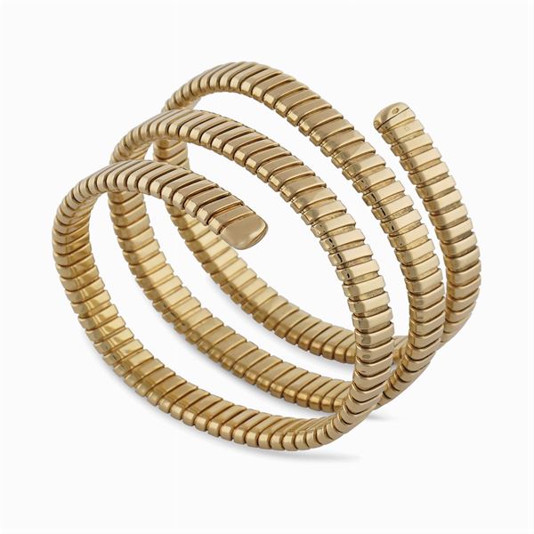 18kt gold snake ring