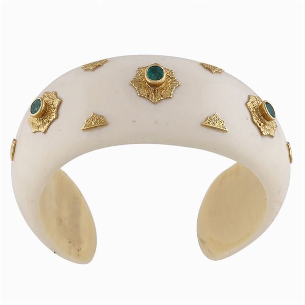 Bracciale a manetta in avorio