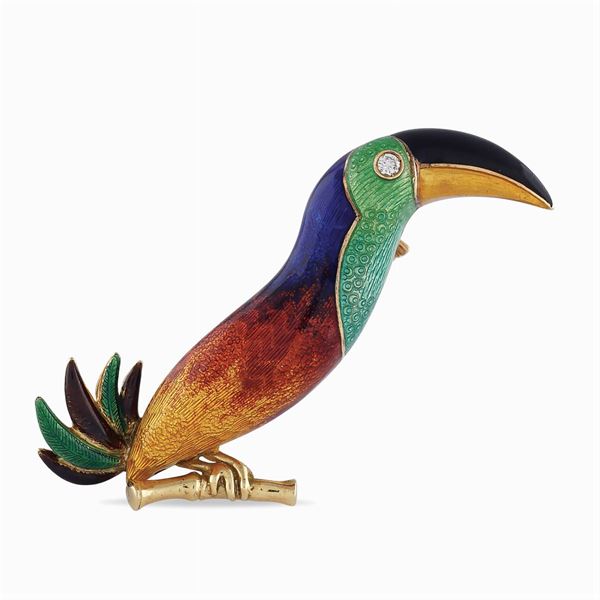 Bvlgari, spilla tucano
