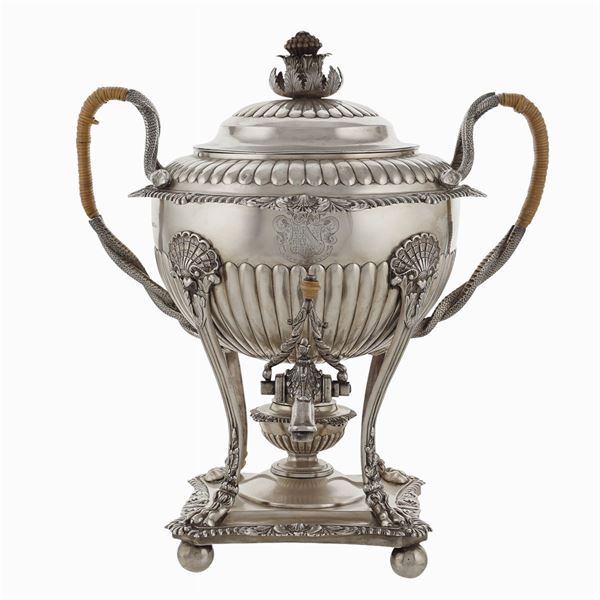 silver samovar