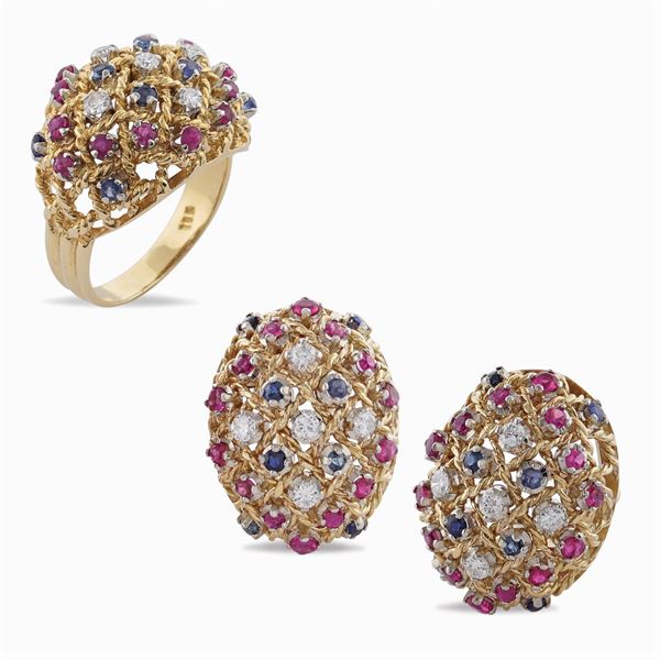 Parure in oro giallo 18kt