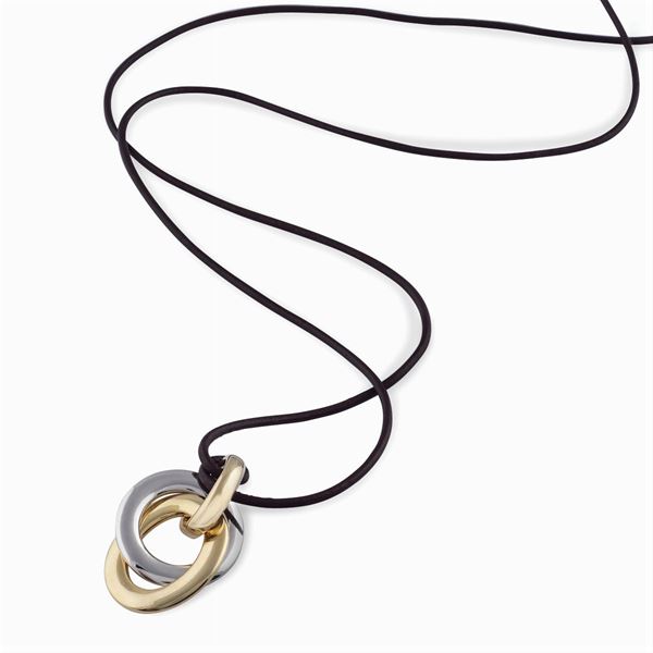 Pomellato, interwoven links pendant