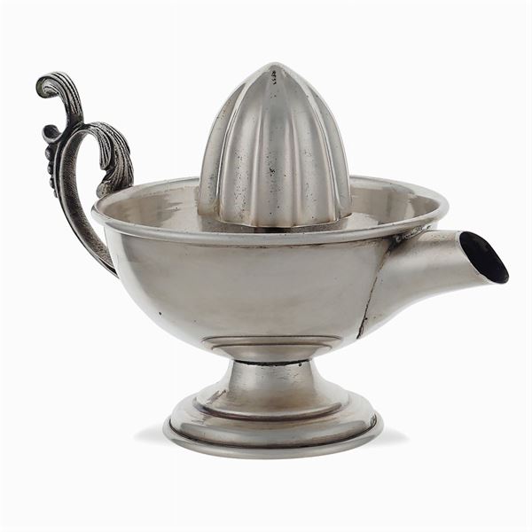 Silver lemon juicer