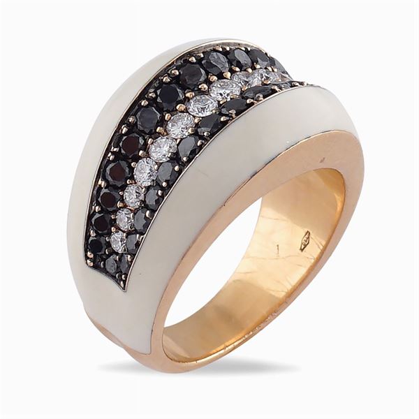 Anello in oro rosa 18kt