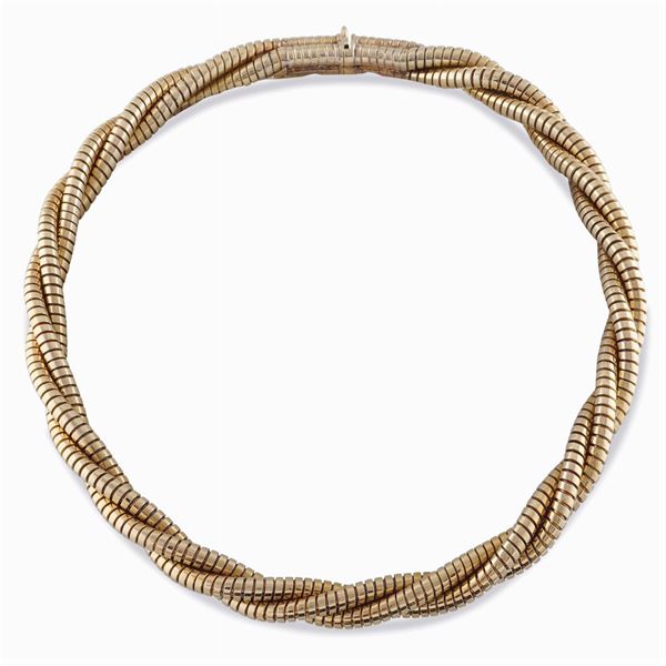 Bvlgari, collier maglia tubogas