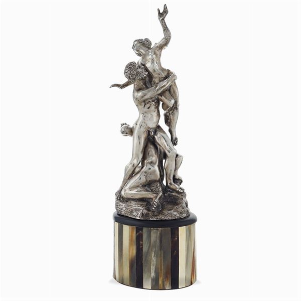 Molten silver sculpture