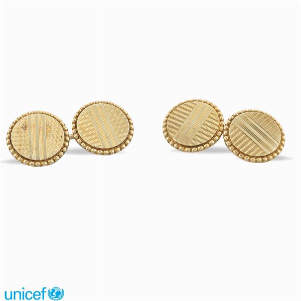 Circular cuff links  (1940/50ies)  - Auction Jewels AND Watches - Colasanti Casa d'Aste