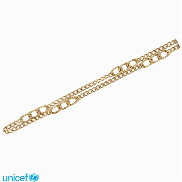 Collana in oro giallo 18kt