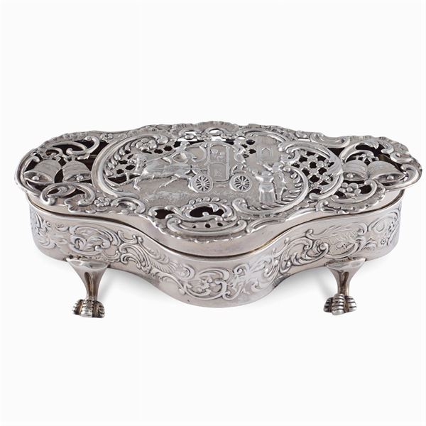 Silver "nuptial" box