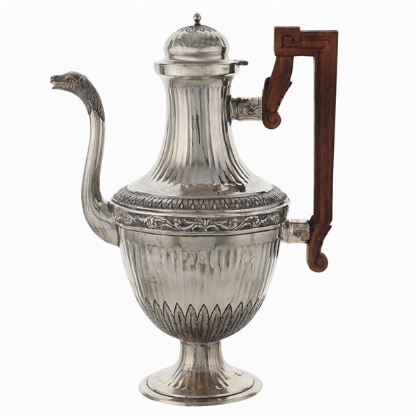 Silver coffee pot