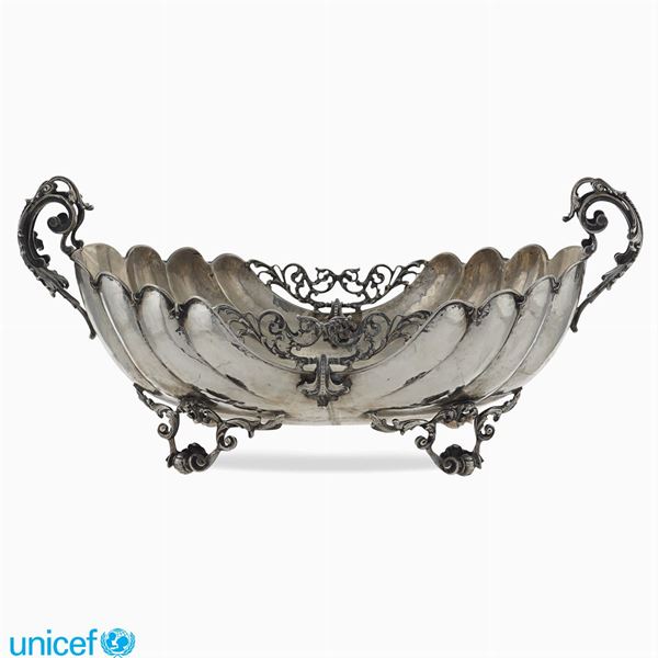 Large silver centerpiece