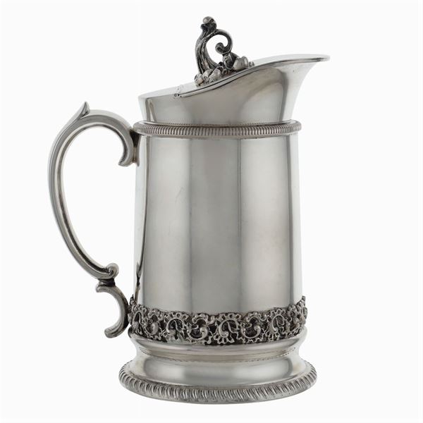 Silver thermal jug  (Italy, 20th century)  - Auction FINE SILVER AND TABLEWARE - Colasanti Casa d'Aste
