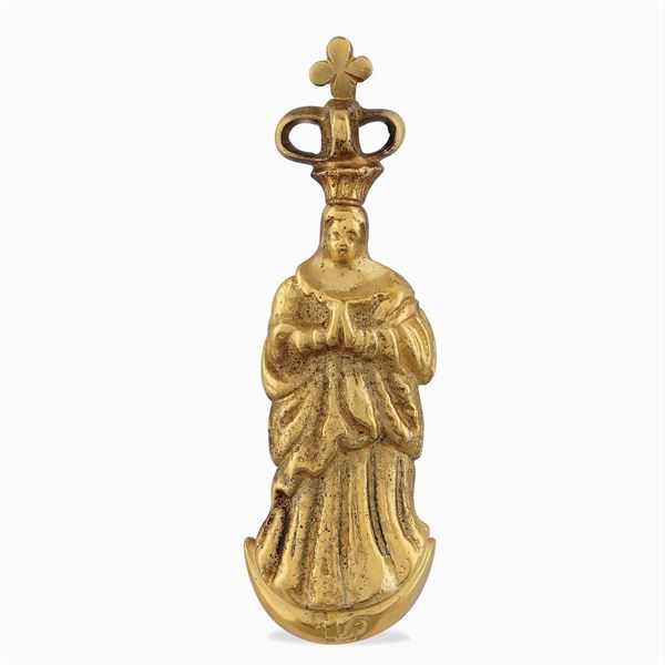 18kt gold pendant