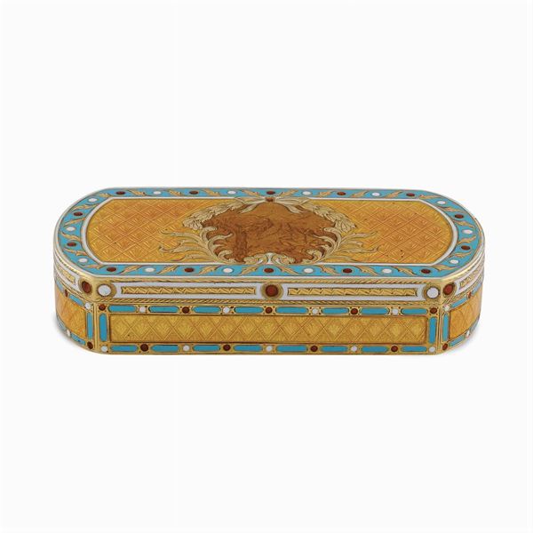 Gold snuff box