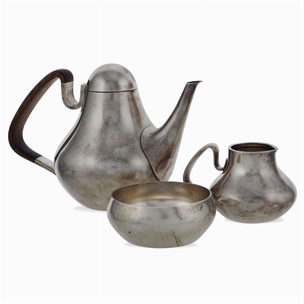Silver tea service