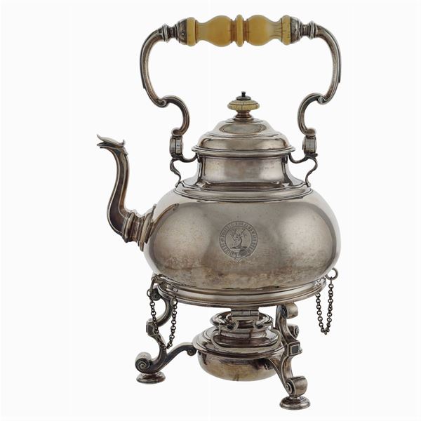 Silver teakettle