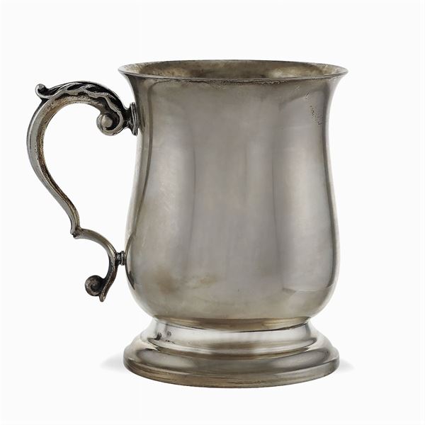 Silver mug  (Italy, 20th century)  - Auction FINE SILVER AND TABLEWARE - Colasanti Casa d'Aste
