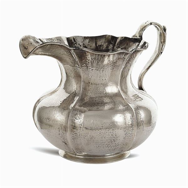 Silver Jug  (italy, 20th century)  - Auction Fine Silver & The Art of the Table - Colasanti Casa d'Aste