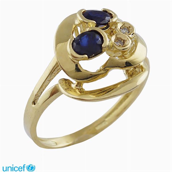 Anello in oro giallo 18kt