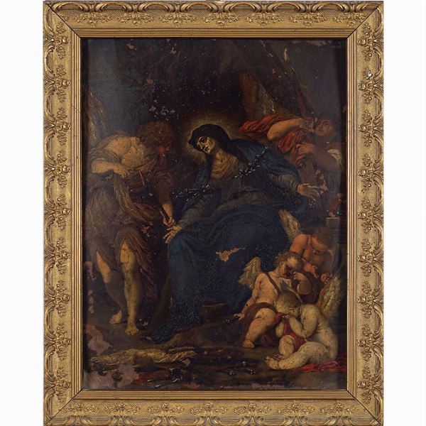 Pittore napoletano  (XVII Sec.)  - Asta FINE ART DA UNA DIMORA TOSCANA  - Colasanti Casa d'Aste