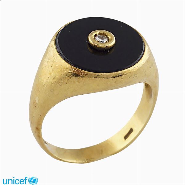 Anello in oro giallo 18kt