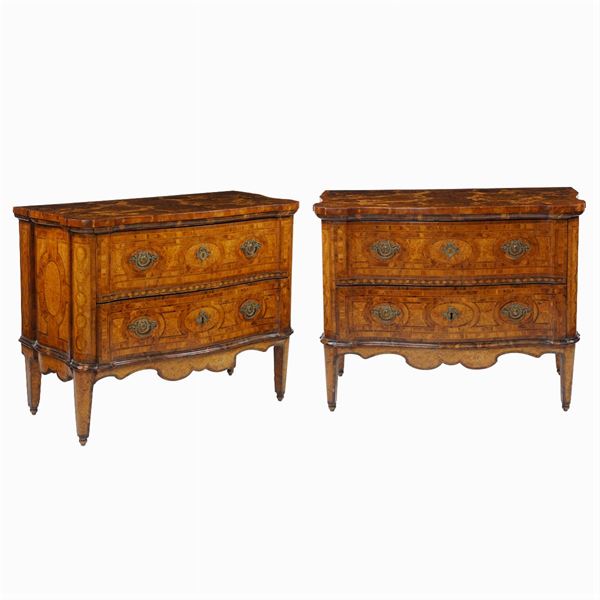 Pair of commodes