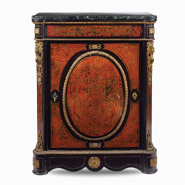 Ebonized wooden chest