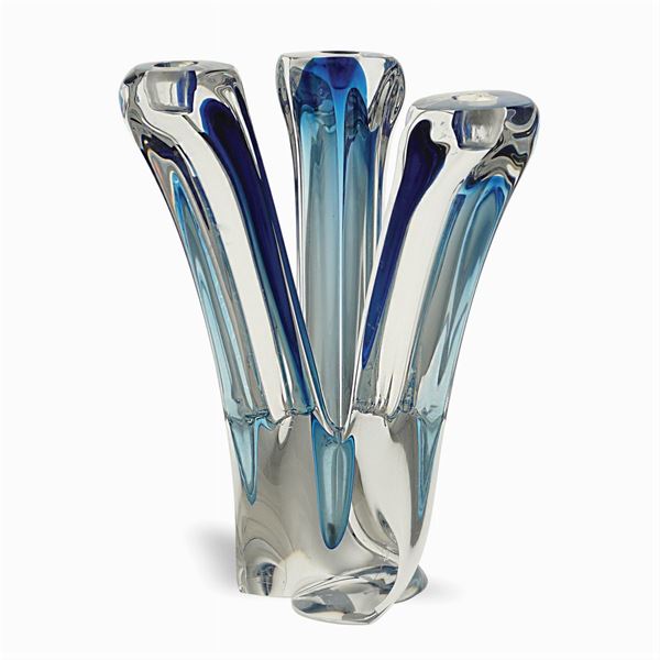 Val Saint Lambert, glass chandelier