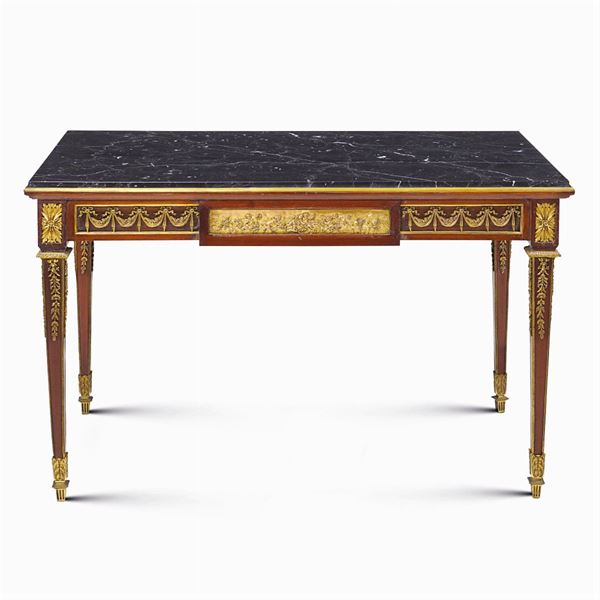Louis XVI style mahogany occasional table