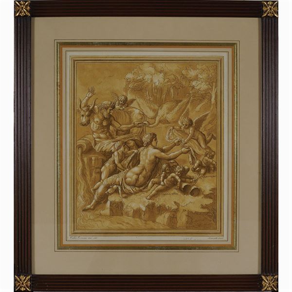Andrea Scacciati : Andrea Scacciati, da Giulio Romano  (Firenze 1725 - 1771)  - Asta FINE ART DA UNA DIMORA TOSCANA  - Colasanti Casa d'Aste