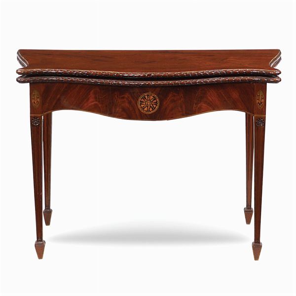Mahogany game table