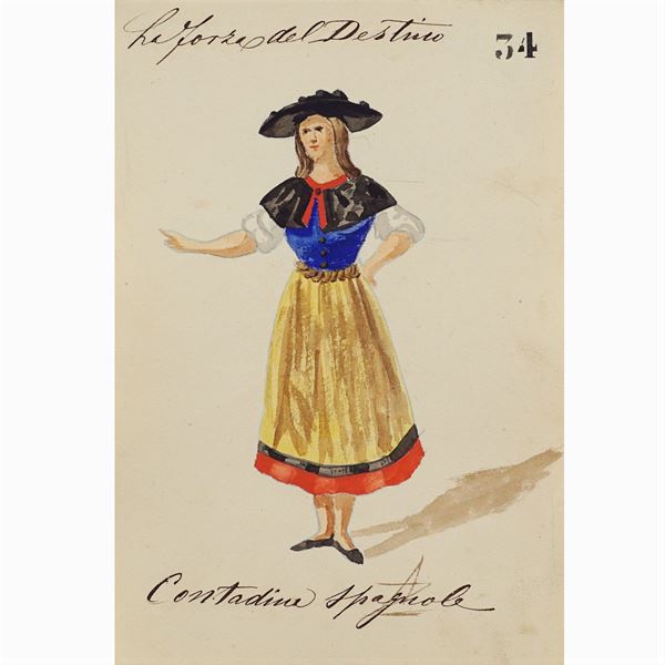 Figurini per "La forza del Destino"