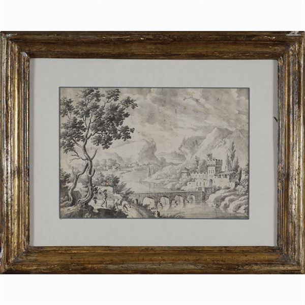 Italian sketcher  (XVII - XVIII Century)  - Auction Fine Art From a Tuscan Property - Colasanti Casa d'Aste