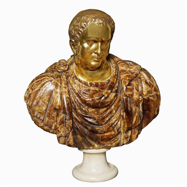 Aulo Vitellio Germanico portrait bust  (Rome, 19th century)  - Auction Fine Art From a Tuscan Property - Colasanti Casa d'Aste