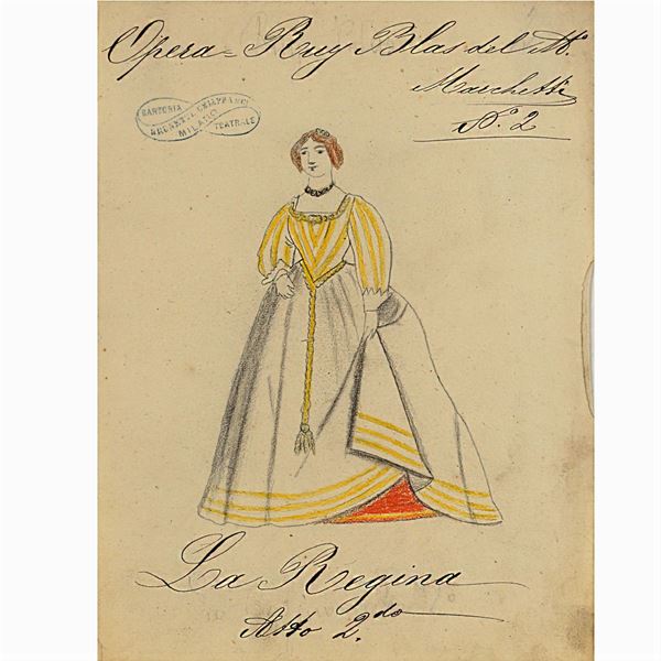 Costume sketches for "Ruy Blas"