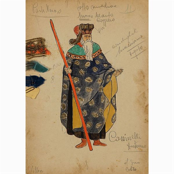 Costume sketches for "Villon"