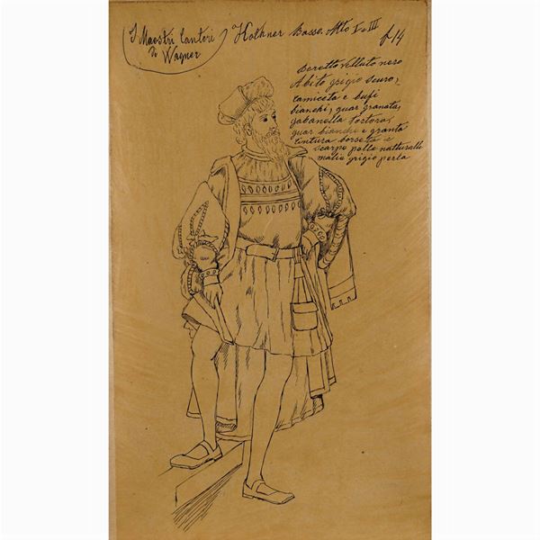Costume sketches for "Maestri Cantori di Norimberga"