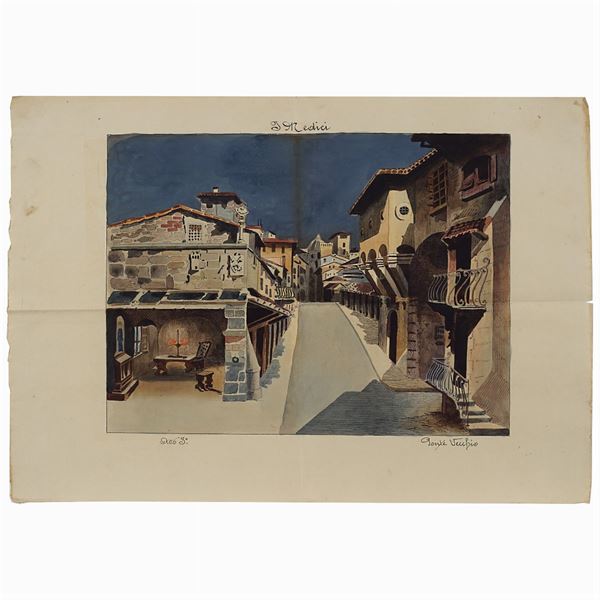 Scenic designs for the Medici