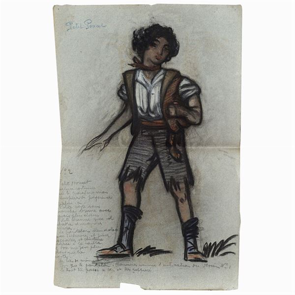 Costume sketches for "Le Petit Poucet"