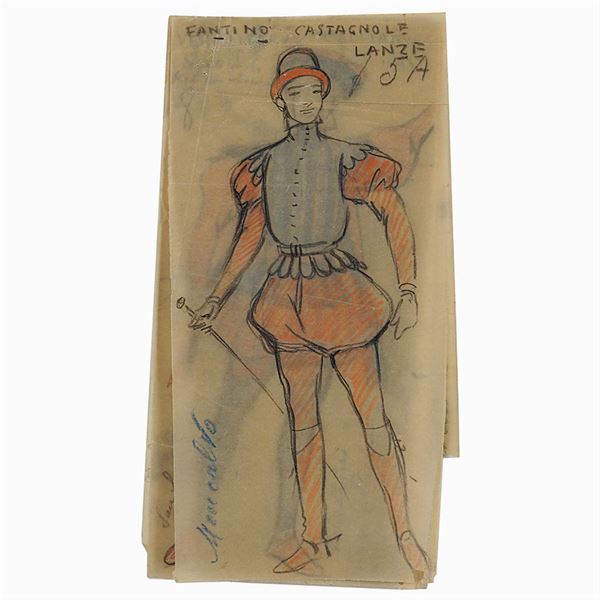 10 Sketches of horse riders