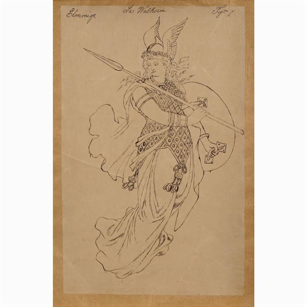Costume sketches for "La Walkiria"