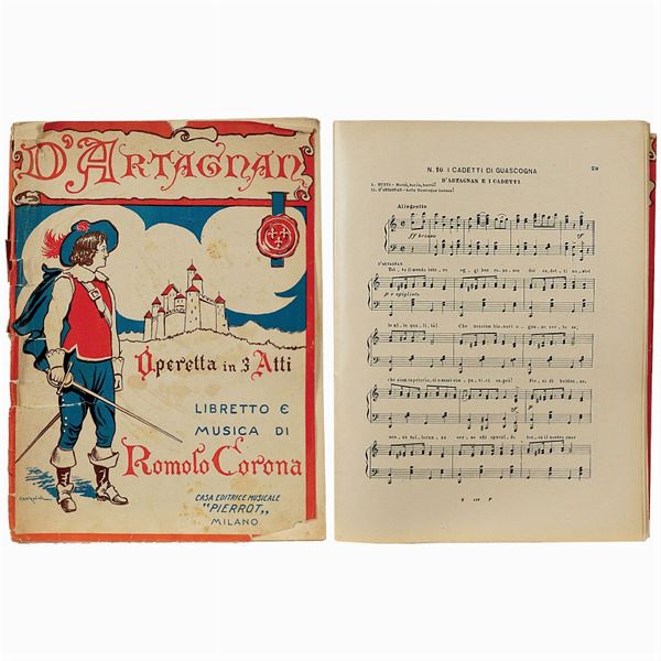 Spartito musicale "D'Artagnan"